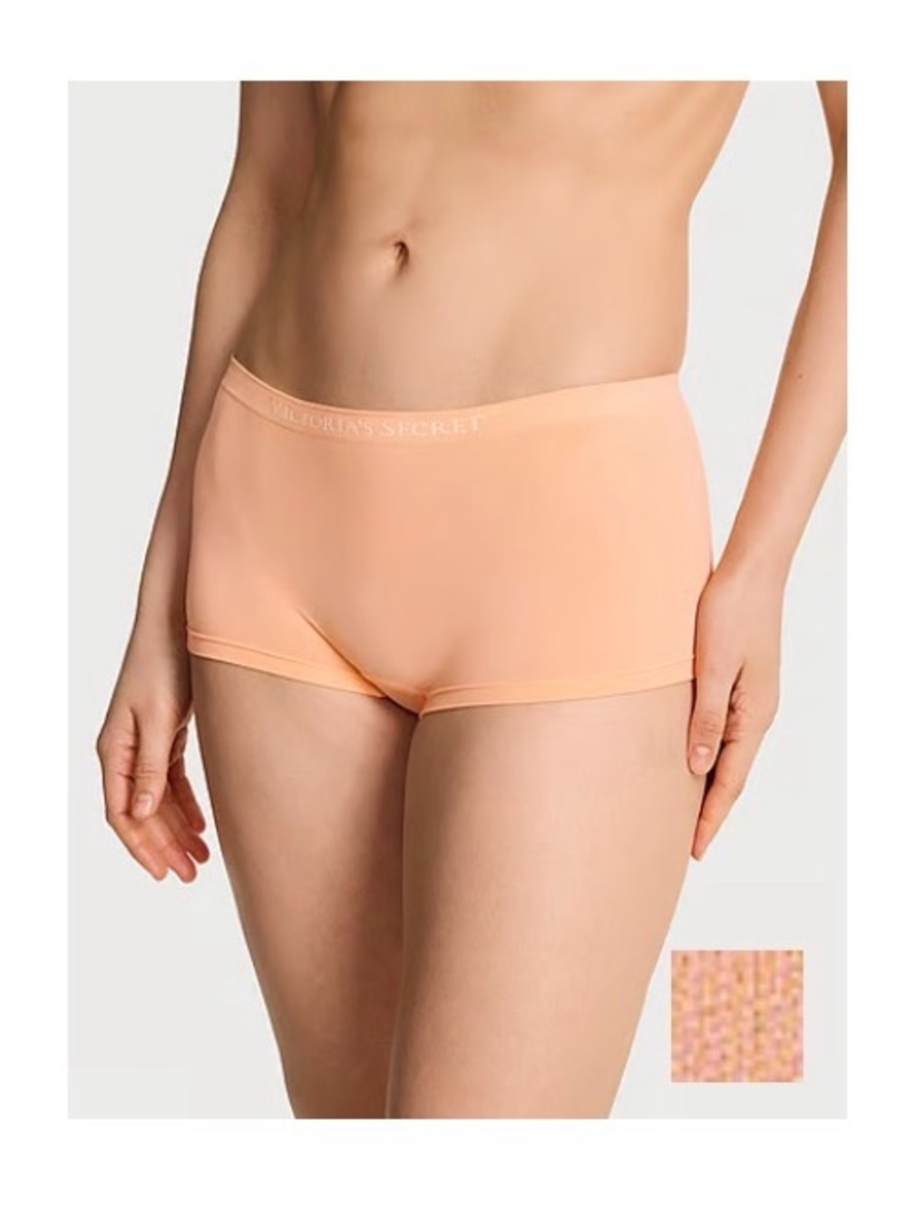 Neat Victoria's Secret Seamless Boyshort Panty in Sunlit Apricot